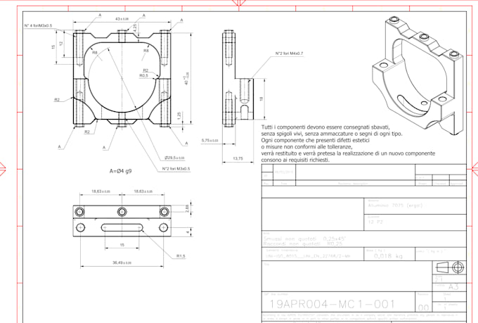 create your technical drawings for production